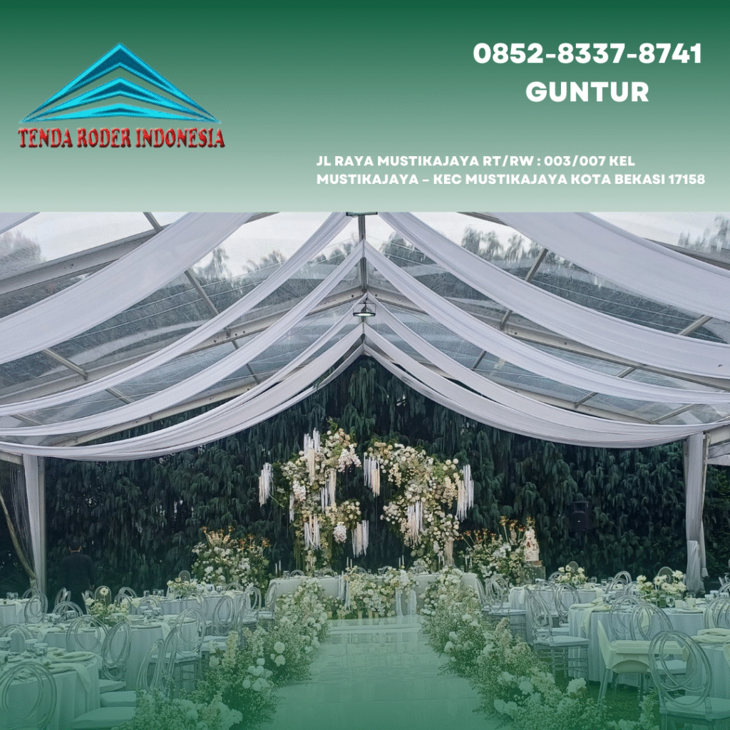 Rental Tenda Roder Dekorasi Kekinian di Jakarta
