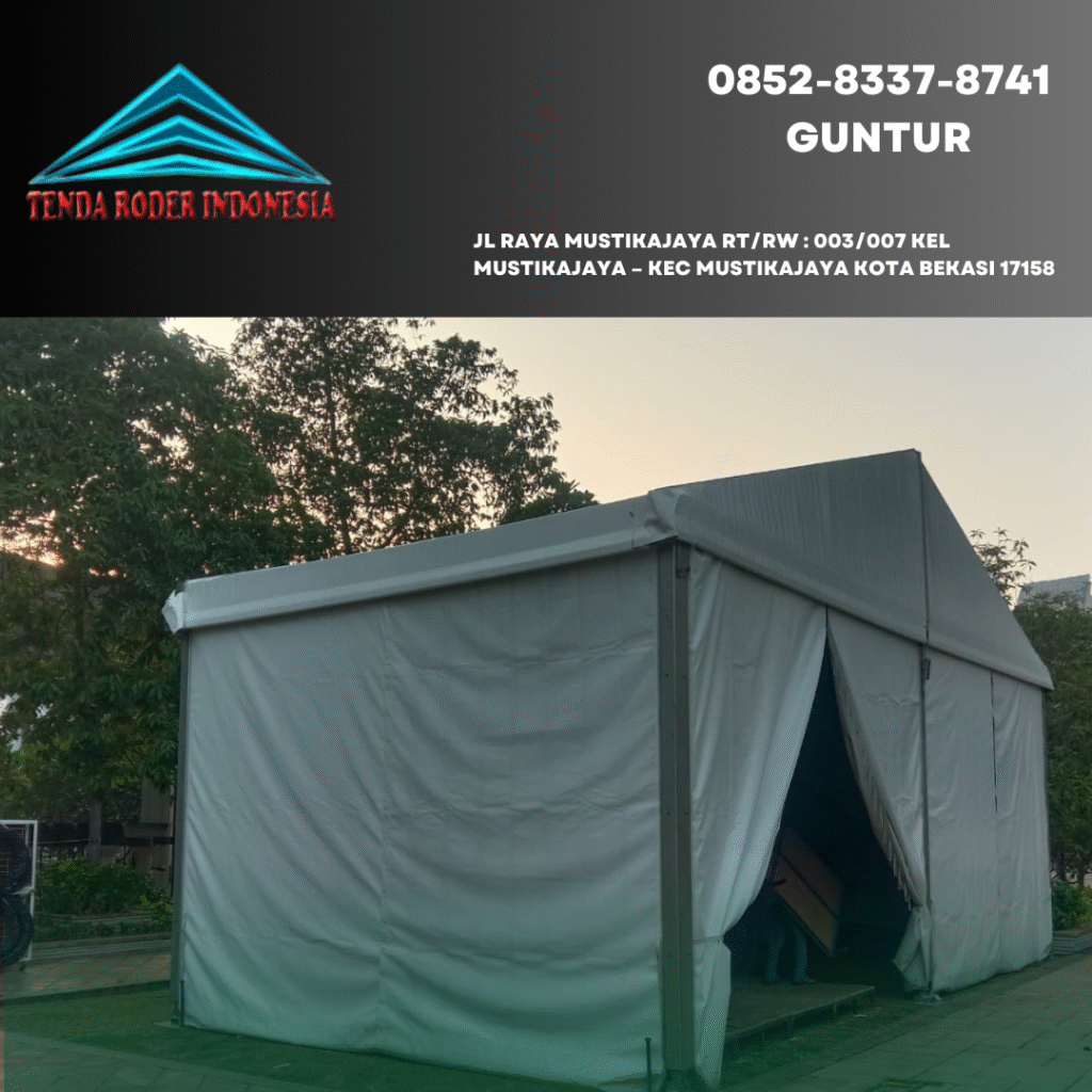 Sewa Tenda Roder BlockOut 10x15 m Pasar Rebo Jaktim