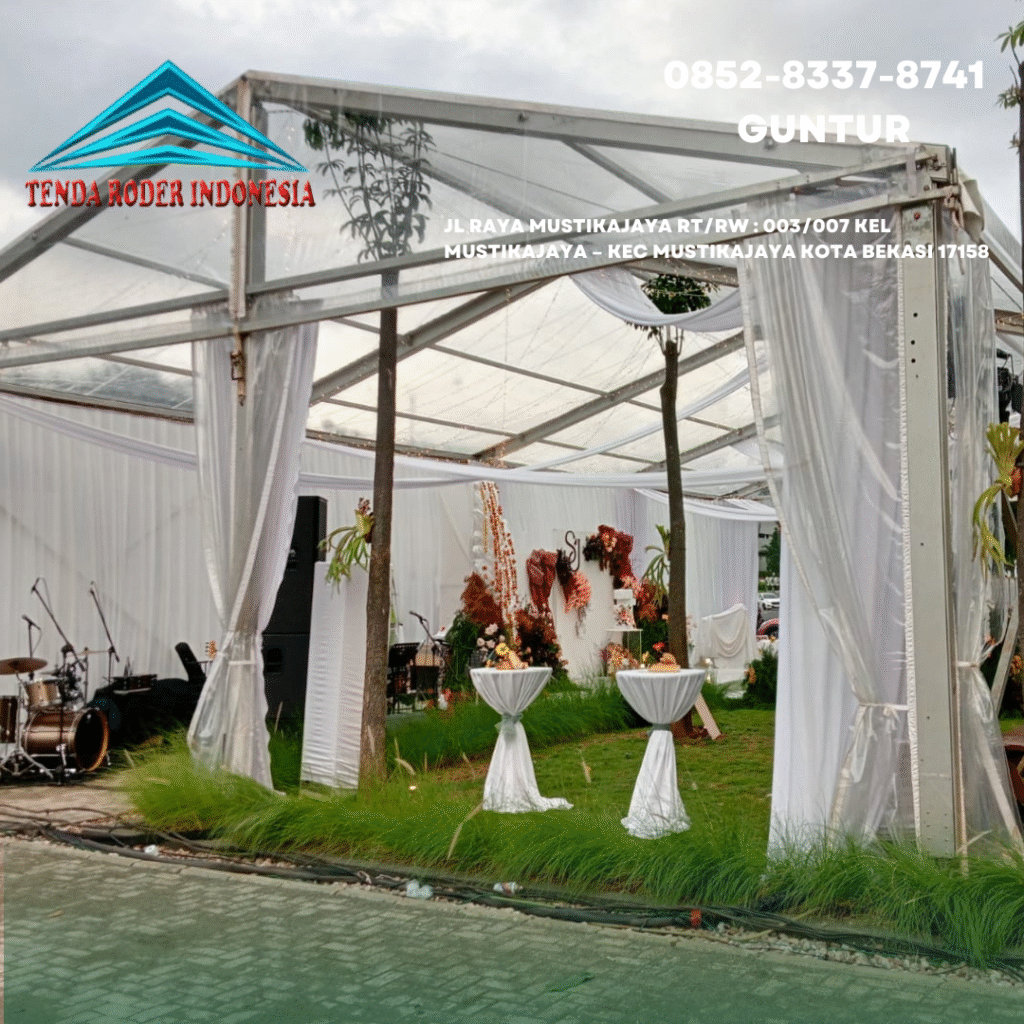 Rental Tenda Roder Dekorasi Tirai Dinding Tenda Di Bandung