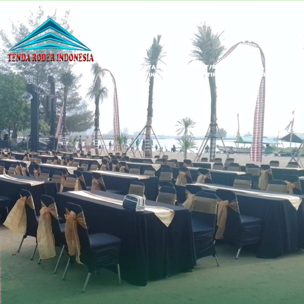 Sewa Kursi Dan Meja Full Cover di Jababeka Bekasi