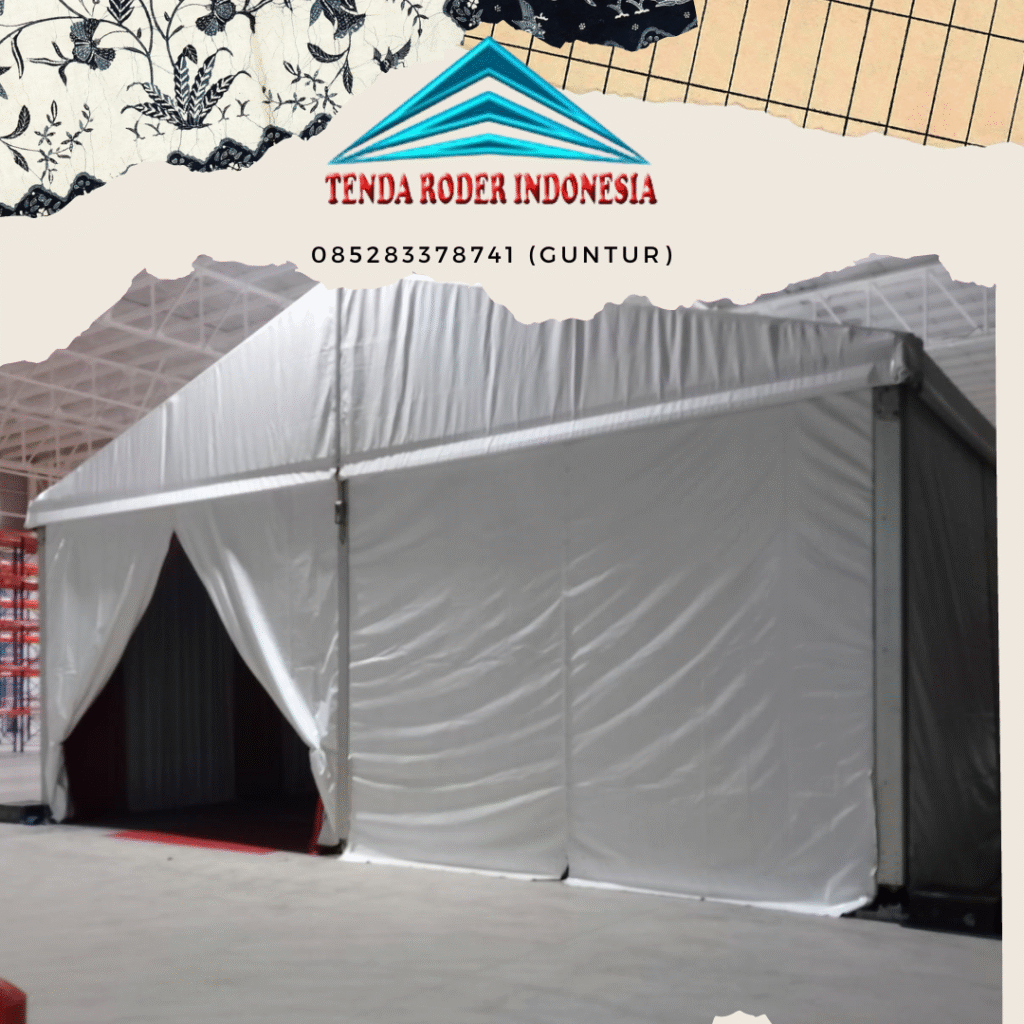 Rental Tenda Roder Block Out 15x30 m Ciampek Karawang Jabar