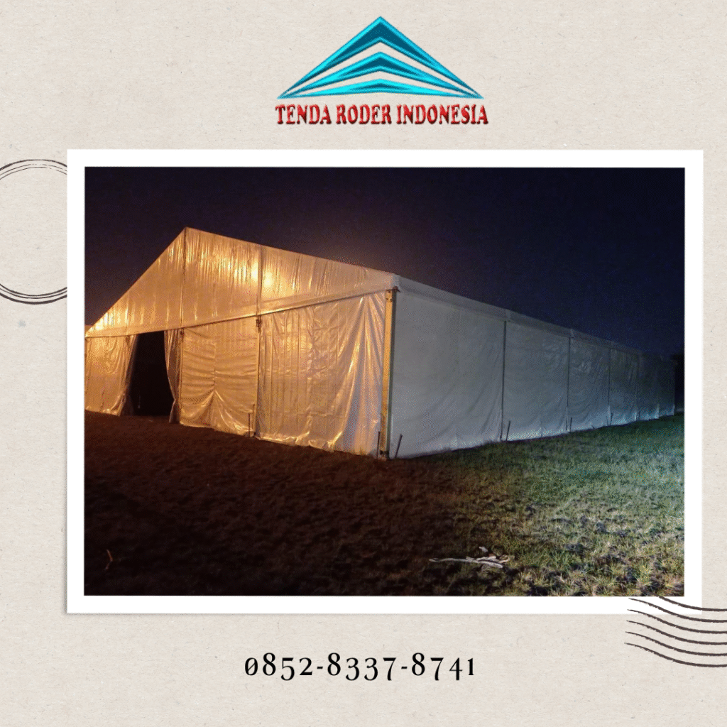 Sewa Tenda Roder BlockOut 10x15 m Pasar Rebo Jaktim