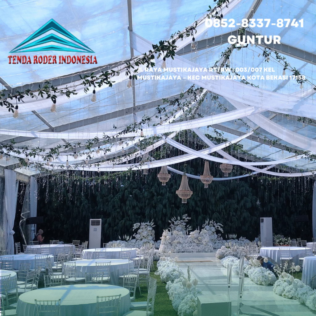 Jasa Sewa Tenda Roder Full Dekorasi Kain Jakarta